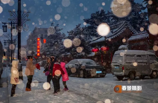 大同2018年的第一次與雪的邂逅，大同你太美了！