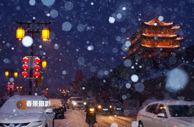 大同2018年的第一次與雪的邂逅，大同你太美了！