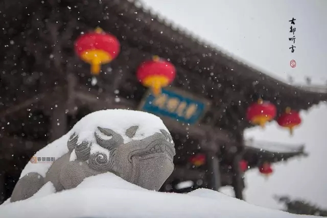 大同2018年的第一次與雪的邂逅，大同你太美了！