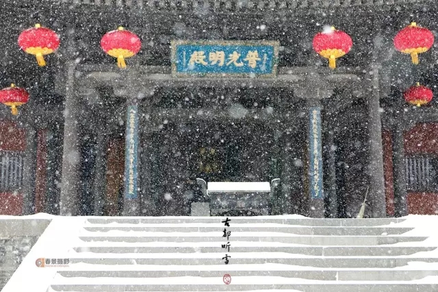 大同2018年的第一次與雪的邂逅，大同你太美了！